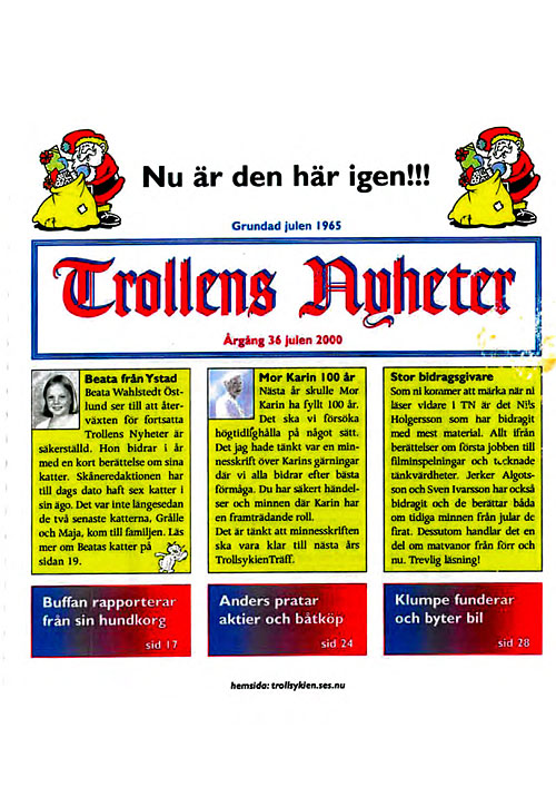 Trollens Nyheter, en familjepublikation